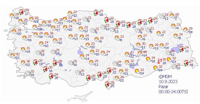 Sağanak yağış 11 ili esir alacak. Meteoroloji bölge bölge uyardı - Resim: 20